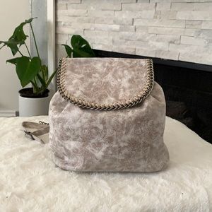 VEGAN LEATHER FALABELLA BACKPACK CHAIN